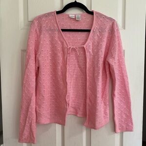 Cherokee Light Pink Cardigan